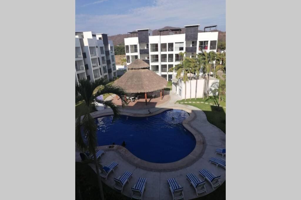 Apartament Departamento De Lujo En Manzanillo, Planta Baja Frente A La Alberca Zewnętrze zdjęcie