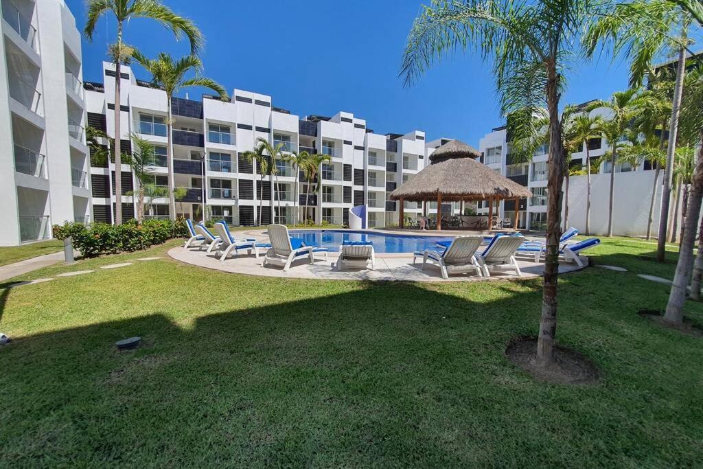 Apartament Departamento De Lujo En Manzanillo, Planta Baja Frente A La Alberca Zewnętrze zdjęcie