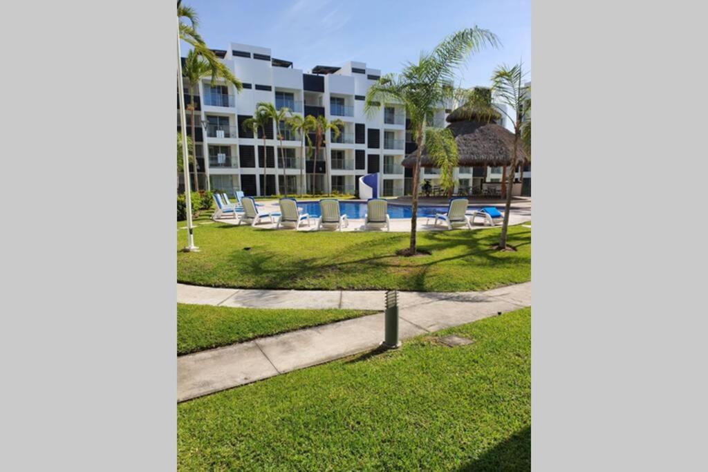 Apartament Departamento De Lujo En Manzanillo, Planta Baja Frente A La Alberca Zewnętrze zdjęcie