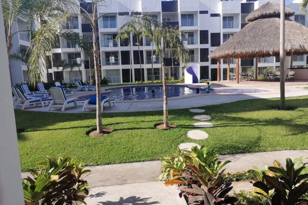 Apartament Departamento De Lujo En Manzanillo, Planta Baja Frente A La Alberca Zewnętrze zdjęcie