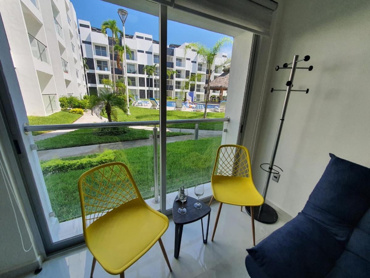 Apartament Departamento De Lujo En Manzanillo, Planta Baja Frente A La Alberca Zewnętrze zdjęcie