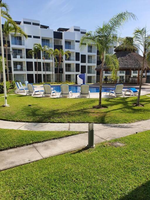Apartament Departamento De Lujo En Manzanillo, Planta Baja Frente A La Alberca Zewnętrze zdjęcie
